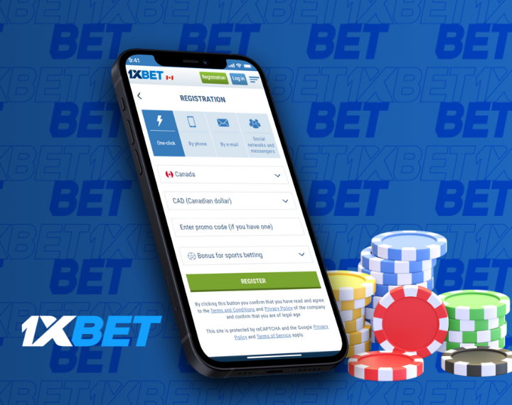 Registration at 1xBet